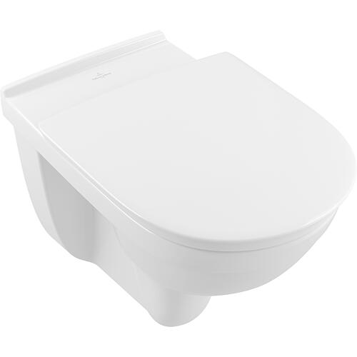 ViCare wall-hung washdown WC, rimless (barrier-free), raised version Standard 1