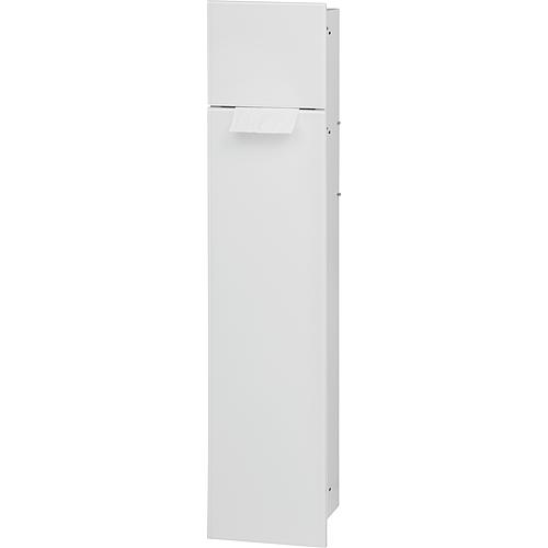 Niche à encastrer en inox pour WC, fermée 800, 2 portes vitrées, blanc Anwendung 9