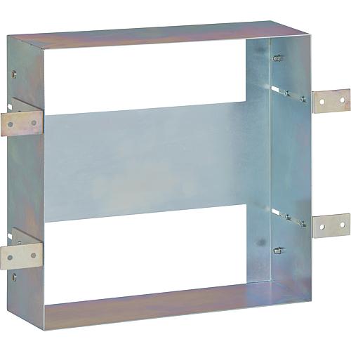 Steel installation frame, W x H x D: 310x300x115 mm