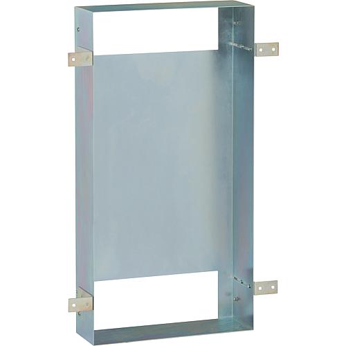 Steel installation frame for wall installation niches/containers