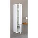 Tall cabinet series MBF, 2 doors, high-gloss white, left stop, 350x1625x370 mm
