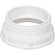 Height compensation piece 15 mm 1 1/2" x 1 1/2" plastic white with seal