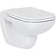 Wall-mounted toilet Duravit D-Code 545 mm Washdown toilet, white