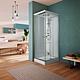 Complete Steam shower, 2 sliding doors and 2 fixed glass panels with overhead shower Anwendung 7