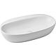 Counter washbasin Elanda 700x420 mm without tap hole, ceramic, white gloss