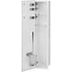 WC wall-mounted container, closed, height 800mm, 2 glass doors Standard 9