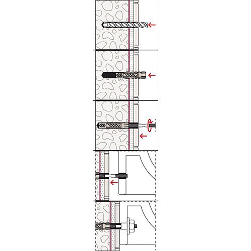 Fixation pour urinoir UST Anwendung 5