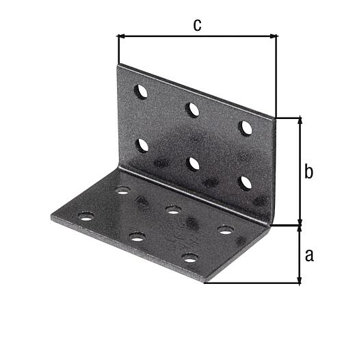 Equerre de plaque perforée 40 x 40 x 60 mm Anwendung 1