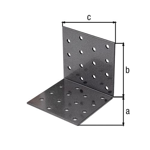 Perforated plate angle 80 x 80 x 80 mm Anwendung 1