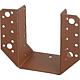 Beam bracket DURAVIS® 80 x 120 mm, type A, material: Steel, sendzimir-galvanised, surface: rust brown