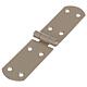 Strap hinge DURAVIS® 156 x 35 x 2 mm, material: Steel, blue galvanised, surface: pearl beige RAL 1035