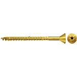 Fischer, MDF chipboard screws, thread ø d1: 3.5 mm, head ø: 7.0 mm, Gvz