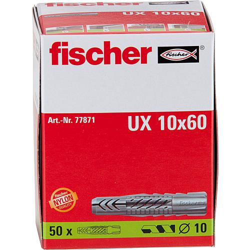 Lot avantageux de goujons filetés M8 x 60-120 mm, 400 pièces + chevilles universelles Fischer UX gratuites, 50 pièces