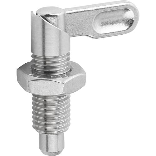 Locking bolts, shape B, stainless steel