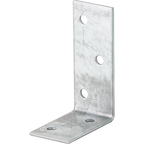 Angle joint, 2mm holed strip 40 x 60 x 2 x 25 mm galvanized (tzn)