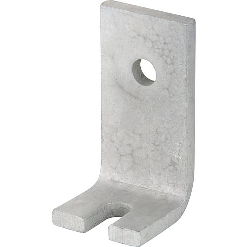 Concrete angle S100x50x8x50d14 100 x 50 x 8 x 50 mm galvanized (tzn)