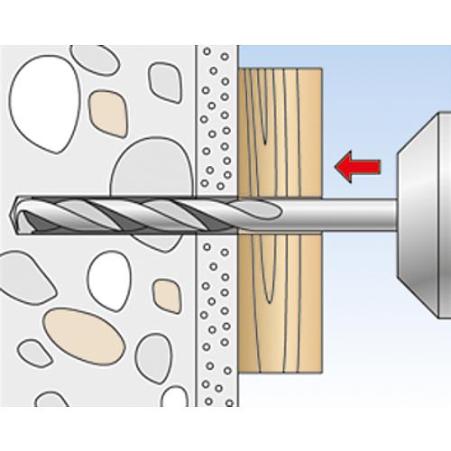 Chevilles à clou N-S 6x A2 Anwendung 6