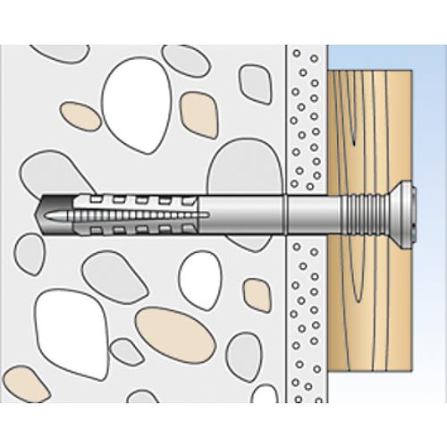 Chevilles à clou N-S 6x A2 Anwendung 9