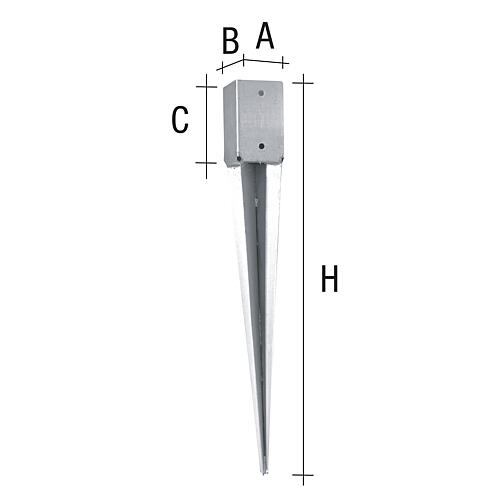 Impact floor sleeves, hot-dip galvanised Anwendung 1