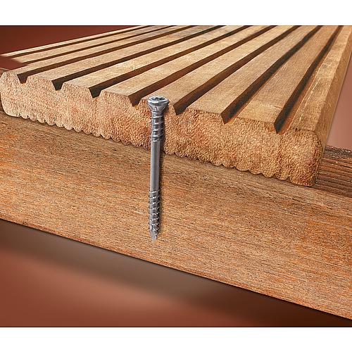 SPAX® Terrassenschraube, Gewinde-ø d1: 6,0 mm, Kopf-ø: 7,0 mm, Standardverpackung Anwendung 3