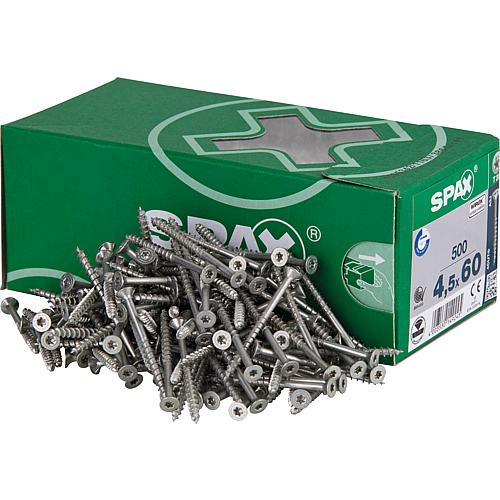 Countersunk head screw SPAX® WIROX® partial thread T - STAR Plus ø 4.5 x 60 mm, PU 500 pieces