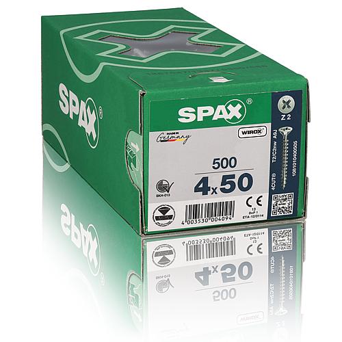 SPAX® universal screw, thread ø d1: 4.0 mm, head ø: 8.0 mm, standard packaging