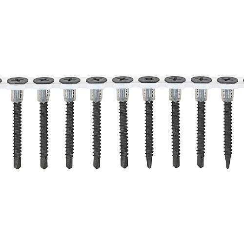 Cross slot dry wall screws with drilling tip, thread  ø: 3.5 mm