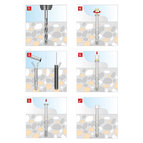 Stand-WC-Befestigung Toilet XL Anwendung 3