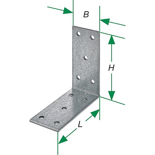 Équerre de fixation, galvanisée à chaud, type SXABB Anwendung 1