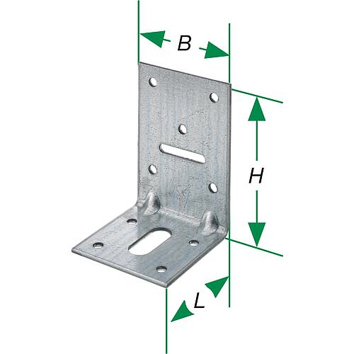 Mounting bracket - LL 13x28 90x60x60x2.5