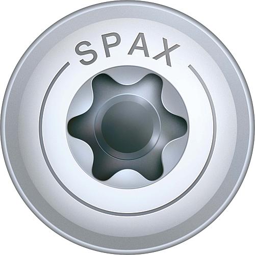 SPAX® wood screw, thread ø d1: 6.0 mm, head ø: 13.6 mm, standard packaging