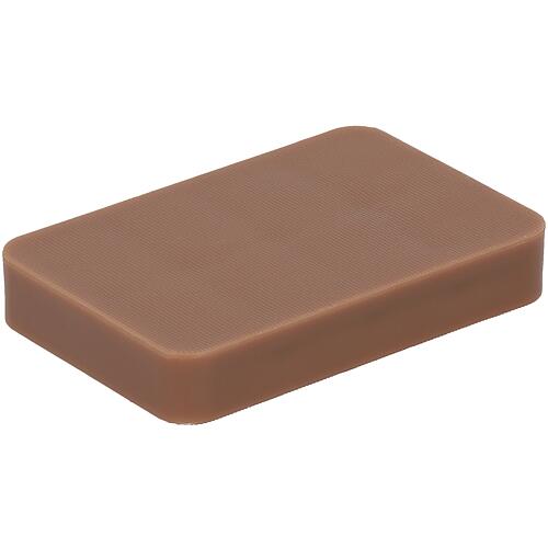 SILISTO® spacer blocks, Quicky’s 40X60x10 mm; colour: brown PU: 500