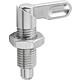 Locking bolts, shape B, stainless steel