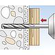 Chevilles à clou N-S 6x A2 Anwendung 6