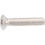 Countersunk pan head screws with TX ISO 14584 A2