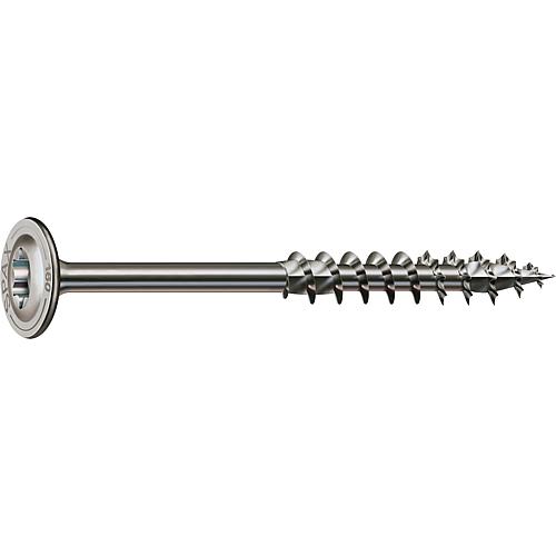 SPAX® wood screw, thread ø d1: 8.0 mm, head ø: 20.0 mm, standard packaging, 4CUT milling cutter