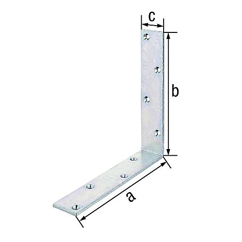 Beam angle, 200x200x40mm galvanised