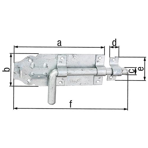 Bolt with round handle