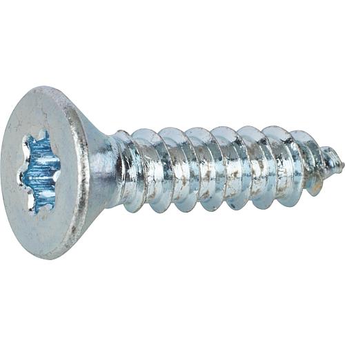 Countersunk head tapping screw DIN/EN/ ISO 14586 with I-star, galvanised, ø 4.8x19 mm, PU = 1000 pieces