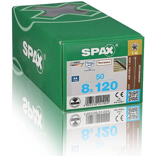 SPAX® path and bridge screw, thread ø d1: 8.0 mm, head ø: 10.0 mm Standard 2