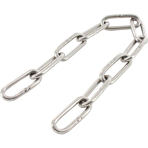 Stainless steel chain A4, long-link