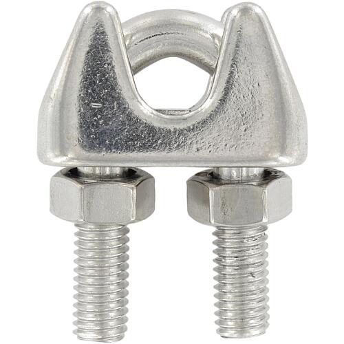 Wire rope clamp stainless steel A4 M6, PU=20 pieces