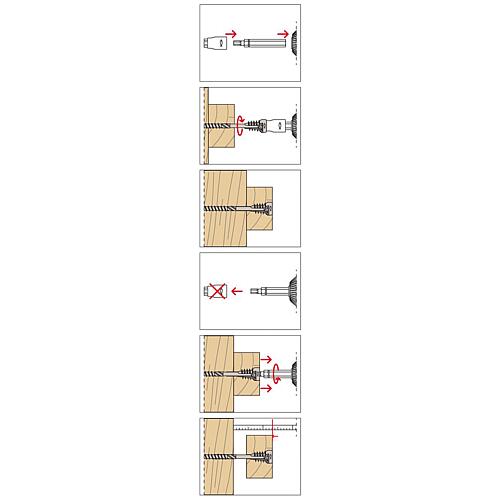 Outil de pose + embout Vis d'ajustement FAFS Anwendung 5