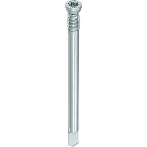 Barre filetée HECO-WS-T 7,0 x 113, tête cylindrique fraisée, filetage UK, bleu galvanisé, cond. : 100