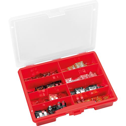 Assortment case flat fuses, standard 80-piece Standard 1