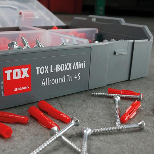 L-BOXX® Mini all-purpose dowel TRI incl. screws, 280 pieces