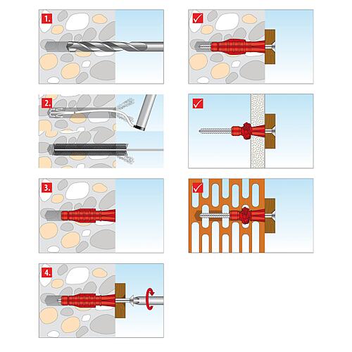 L-BOXX® Mini, all-purpose dowel Tri 266 pieces