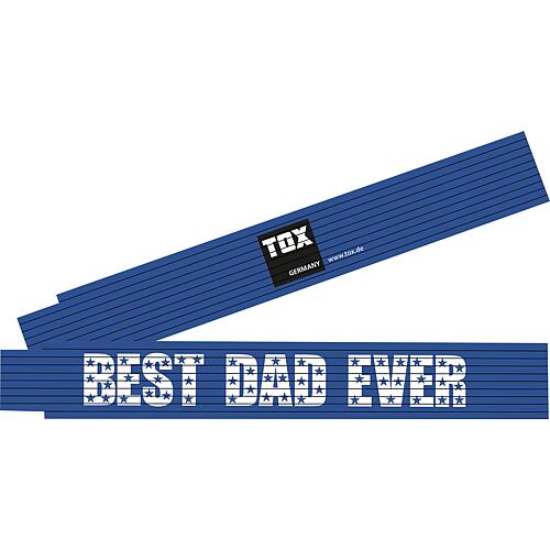 TOX metre stick 2 metres "BEST DAD EVER"