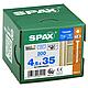 SPAX® Linsenkopfschraube, Teilgewinde Edelstahl A2, T-STAR plus, Fräsrippen, CUT-Spitze, gleitbeschichtet