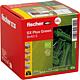 Chevilles Fischer SX Plus Green 8 x 40S, set avec vis, UE 45 pièces